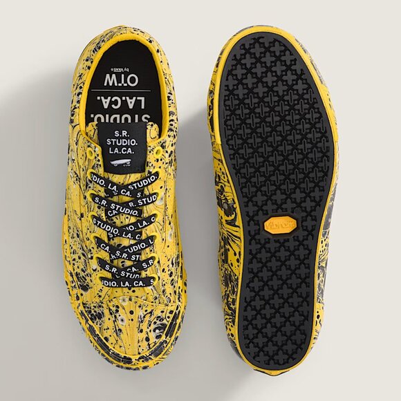 OTW Vans x S.R. Studio LA CA Authentic 44 Vibram Mens 10 Jackson Pollock Art NEW - Picture 14 of 16